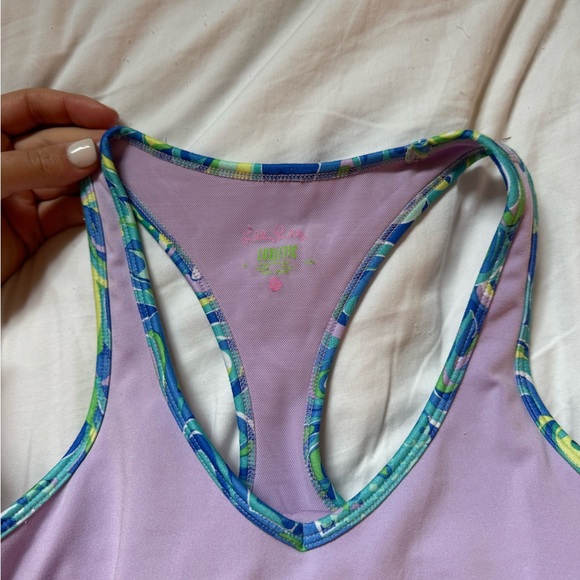Lily Pulitzer Luxletic Racerback Tank - Picture 3 of 4
